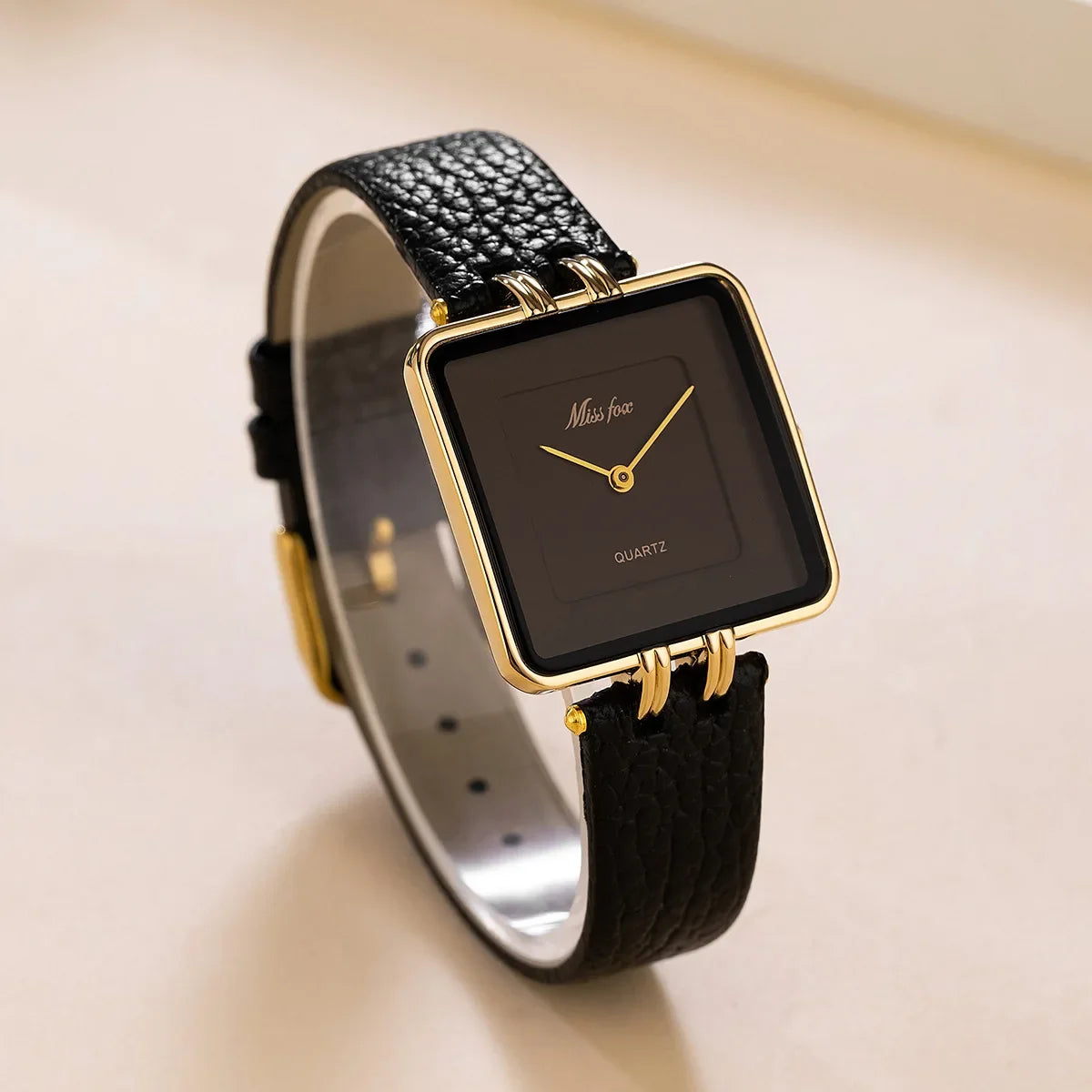 The "Elaine" Leather Strap Watch, 30mm