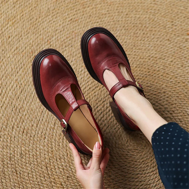 ÉLISE | BLOCK HEEL MARY JANES