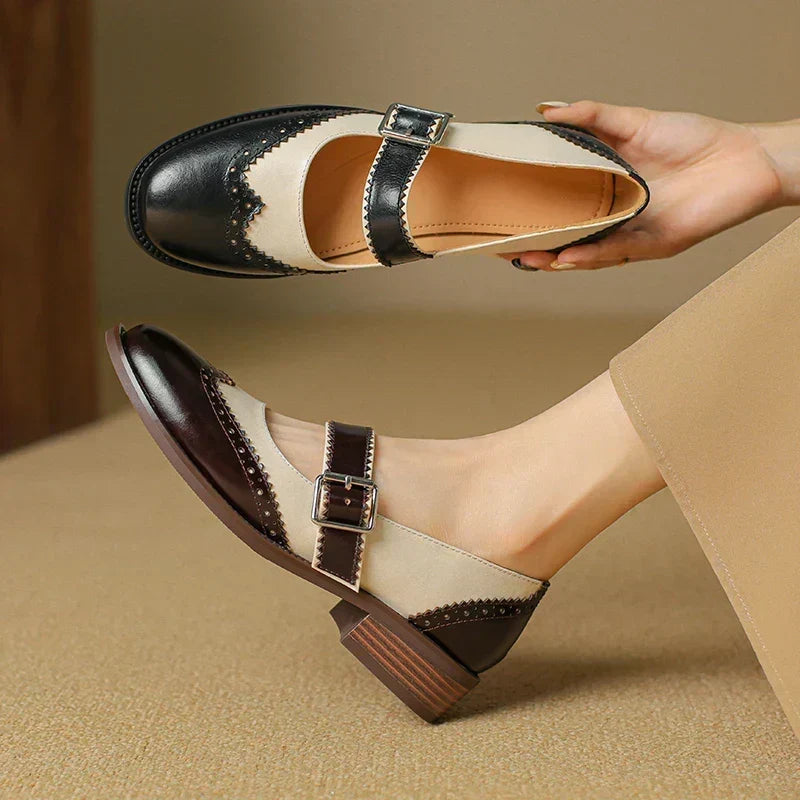 Miana Leather Mary Janes