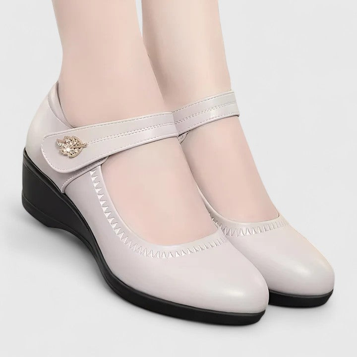 ÉLISE | COMFORT WEDGE MARY JANES