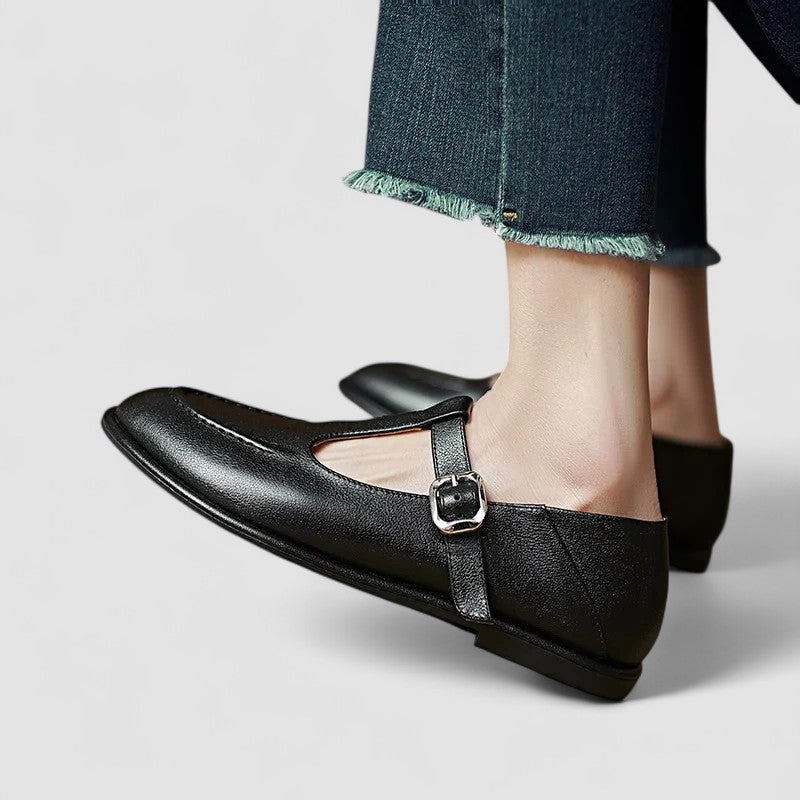 AMÉLIE | LOW HEEL BROGUE MARY JANES