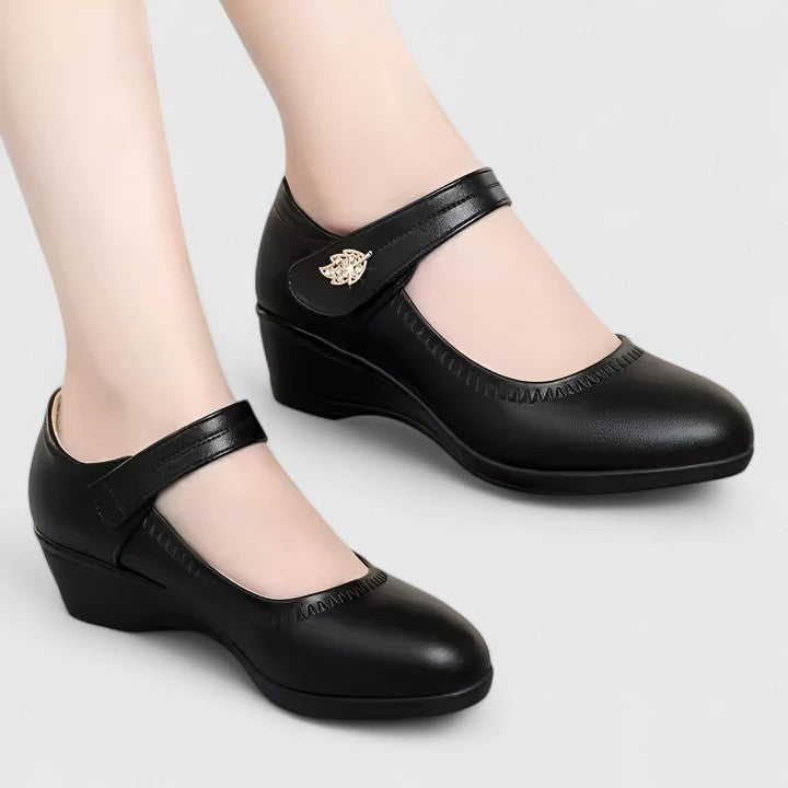 ÉLISE | COMFORT WEDGE MARY JANES