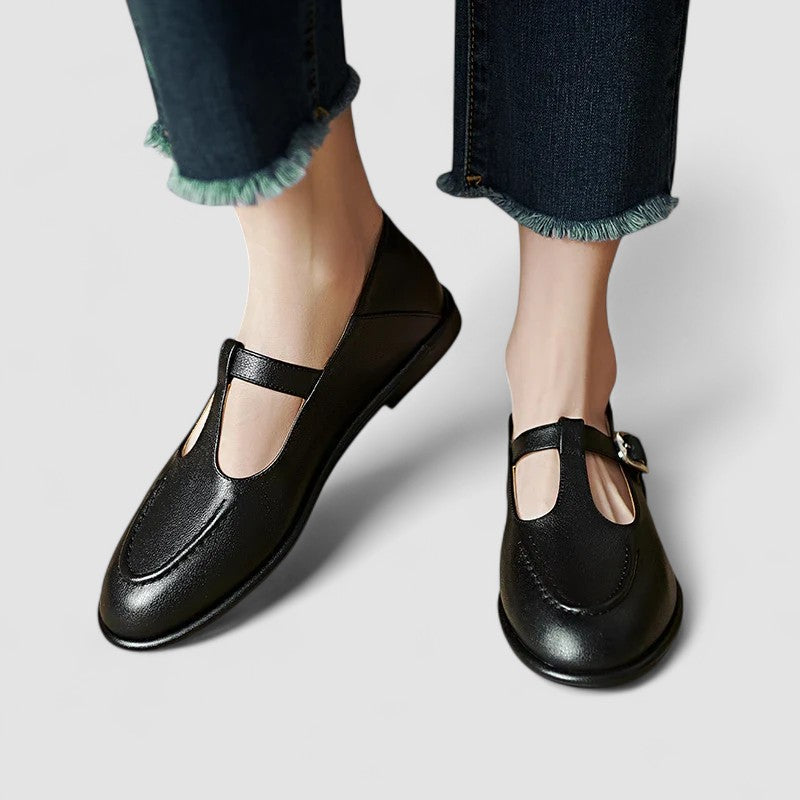 AMÉLIE | LOW HEEL BROGUE MARY JANES