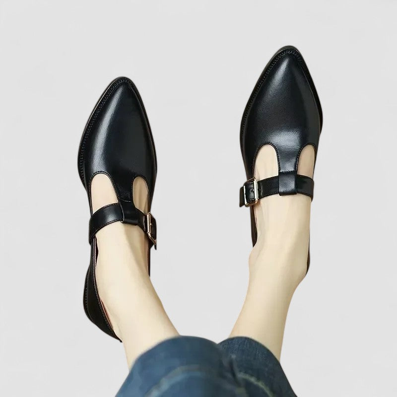PAULINE | WOVEN CLOSED-TOE SANDALS