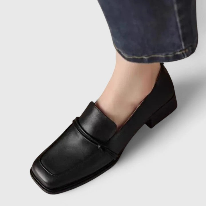 MICHÈLE | SQUARE-TOE LOAFERS