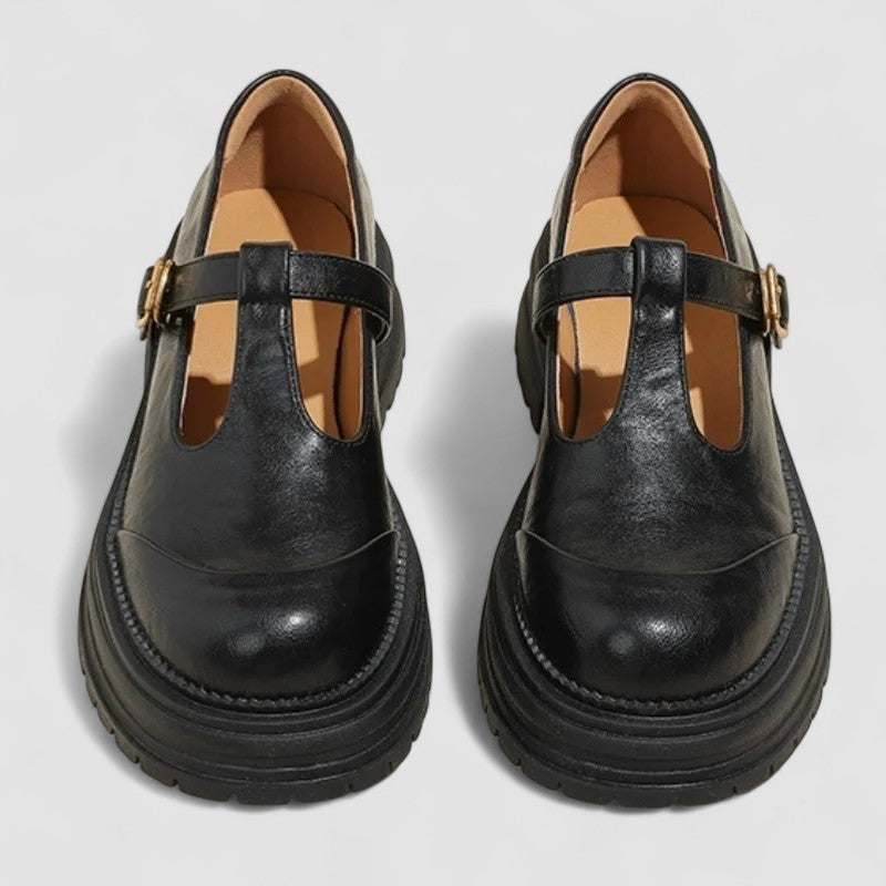 CHLOÉ | LUG SOLE T-STRAP SHOES