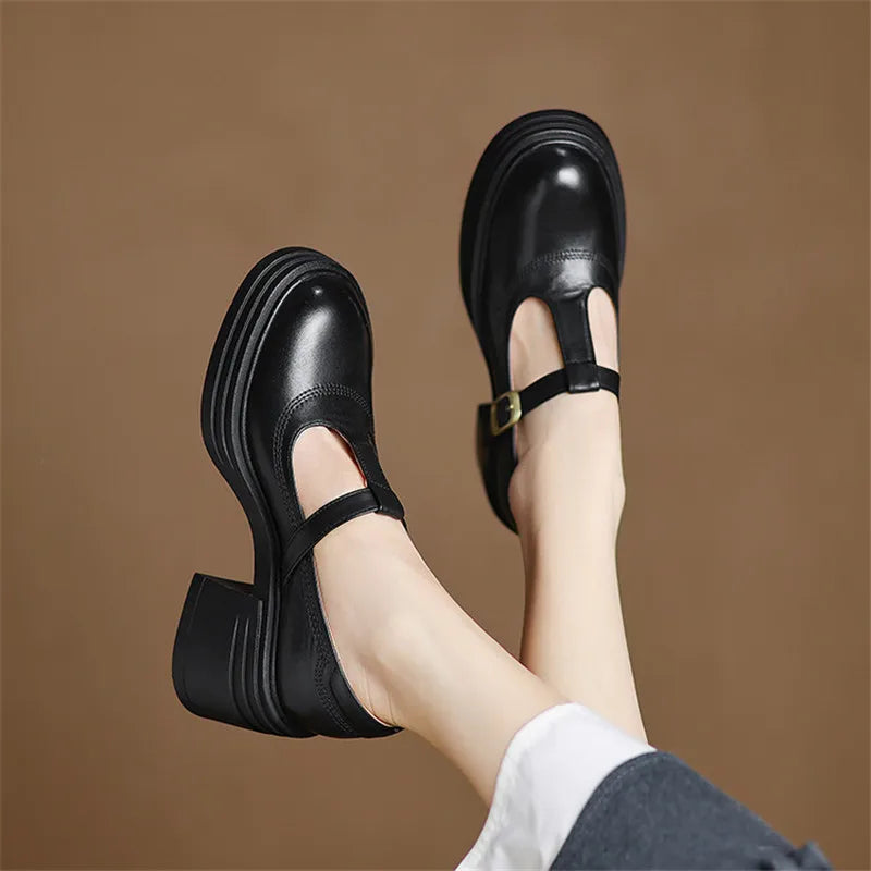 ÉLISE | BLOCK HEEL MARY JANES