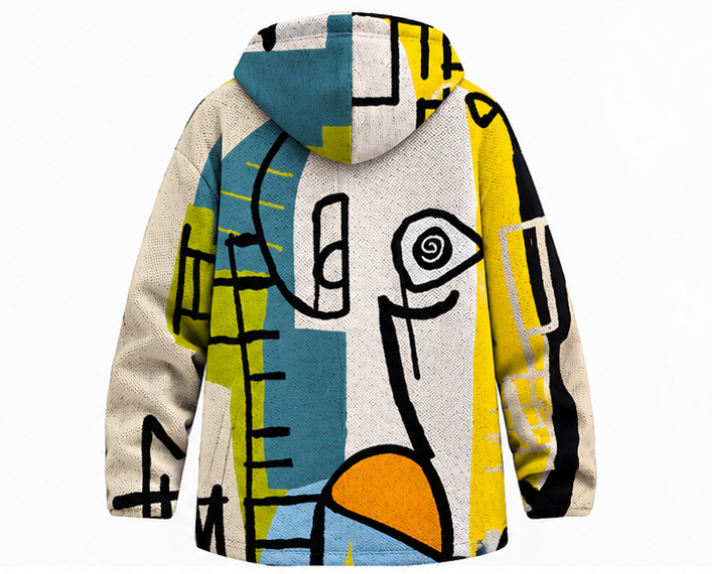 Bindi - Luxurious Artistically Inspired Cardigan with Zipper Closure