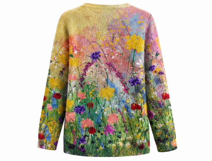 Adriana | Retro Scandinavian Knitted Sweater
