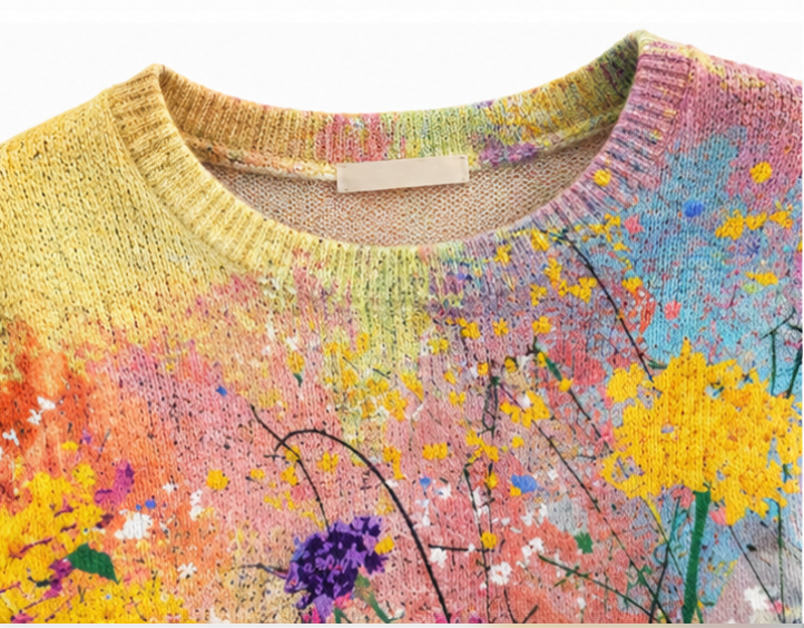 Adriana | Retro Scandinavian Knitted Sweater