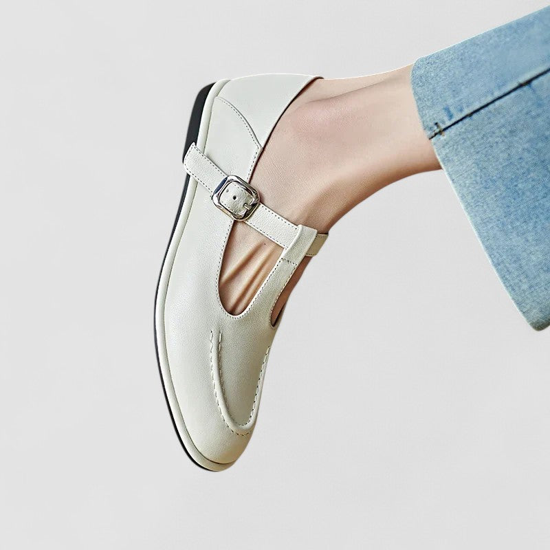 AMÉLIE | LOW HEEL BROGUE MARY JANES