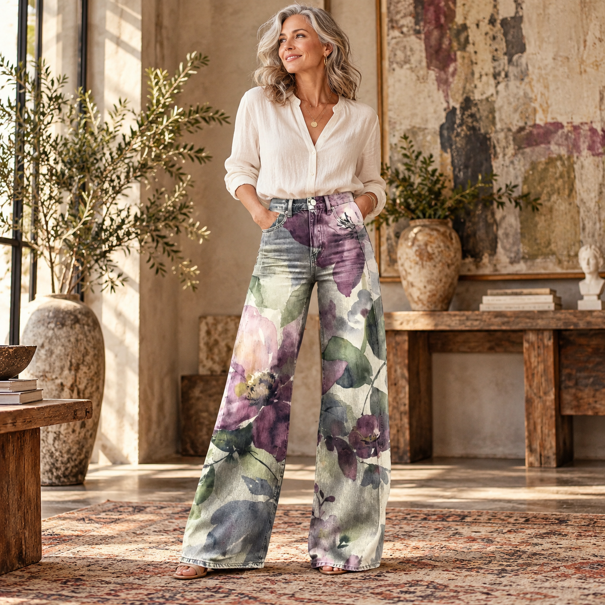 Alessia - Boho Retro Chic Pants