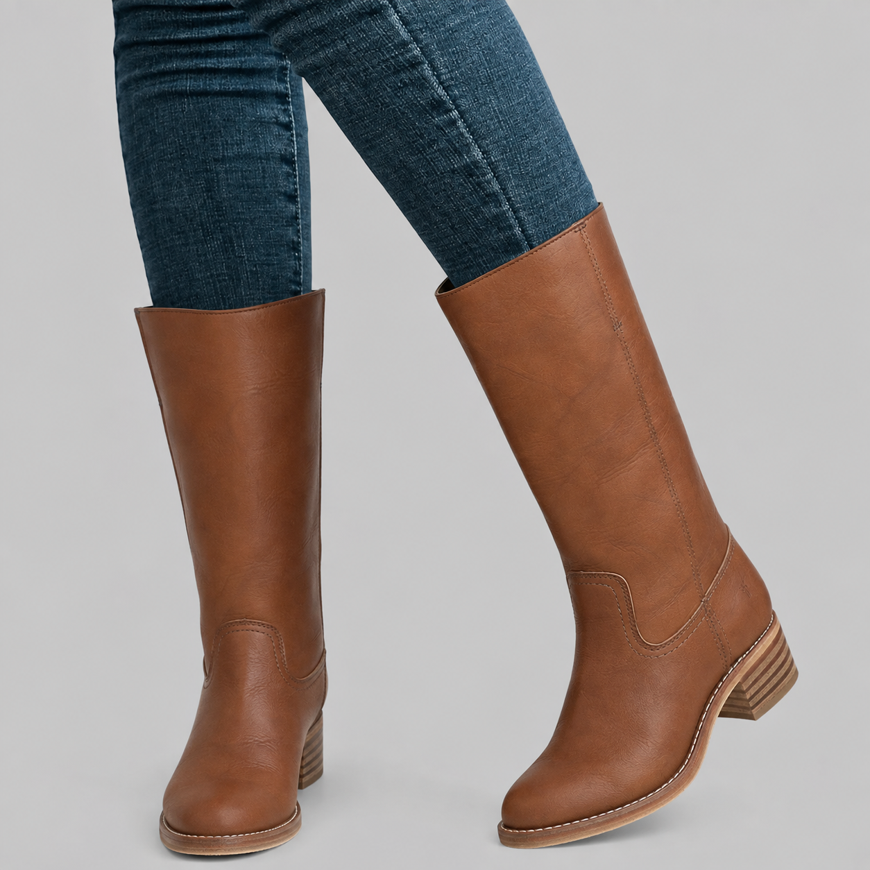 Women’s Cowboy Inspired Knee-High Boots
