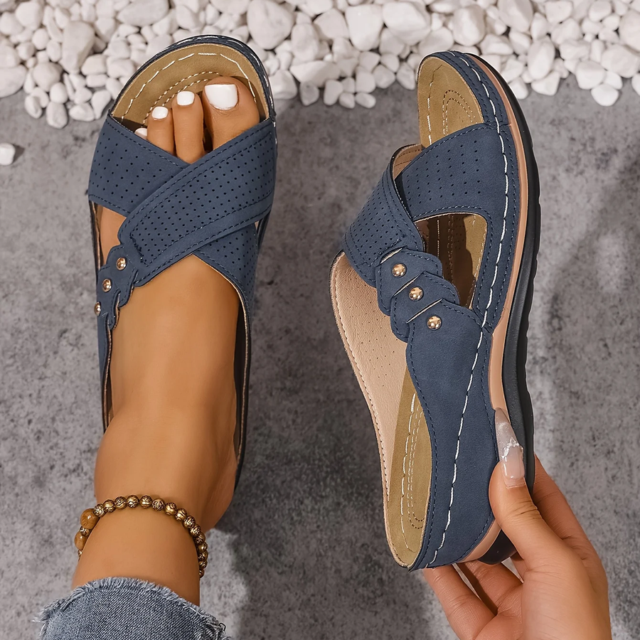 Zara orthopedic wedge sandals