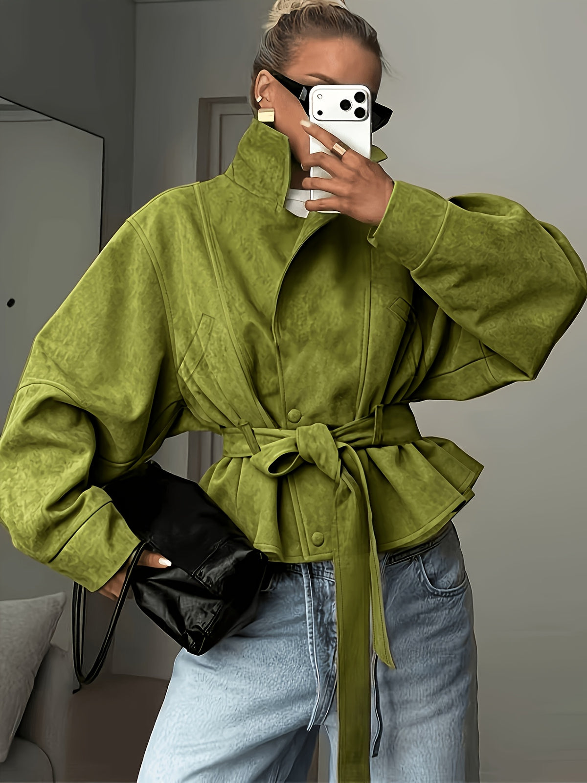Vivienne | Belted Lapel Coat