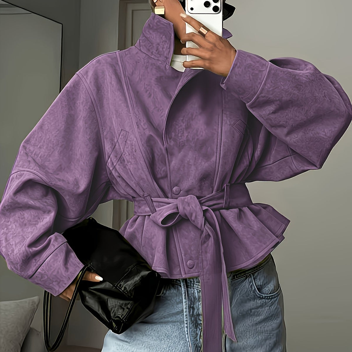 Vivienne | Belted Lapel Coat