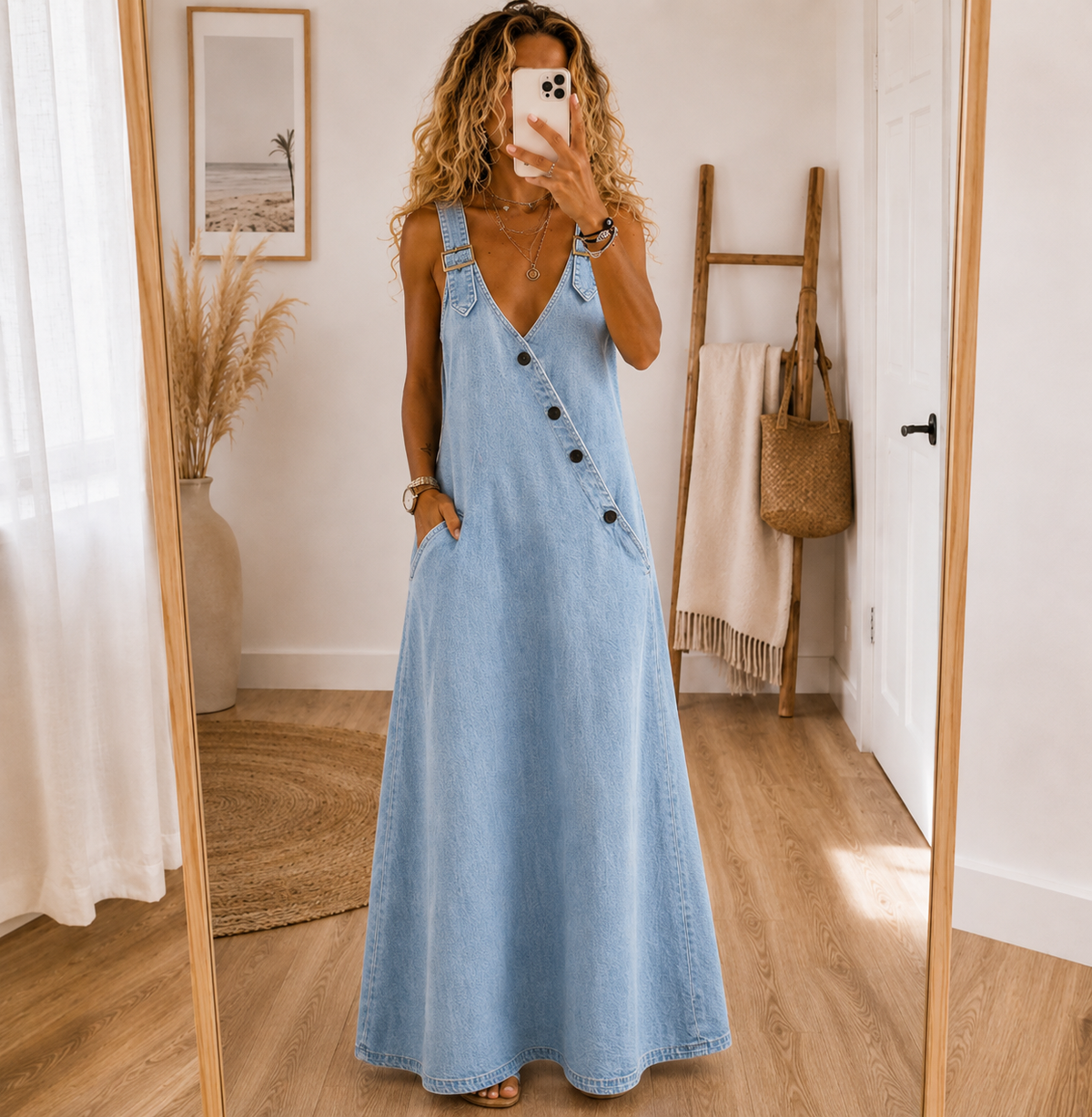 Veronica Long Denim Dress