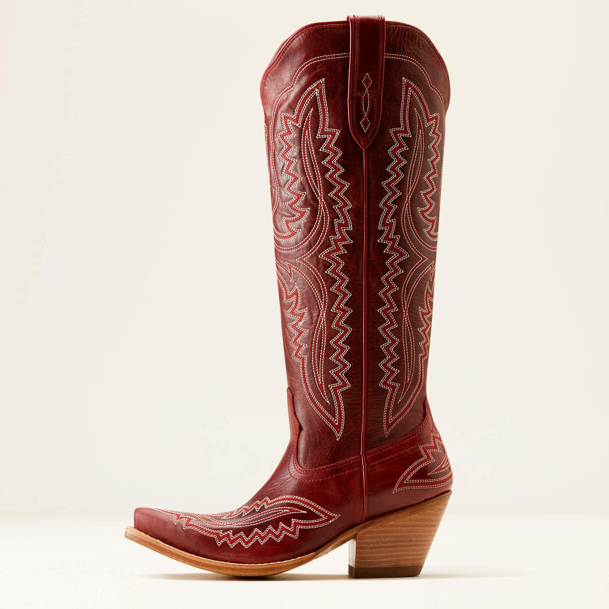 Women's Embroidered Cowboy Boots, Pointed Toe Low Heel
