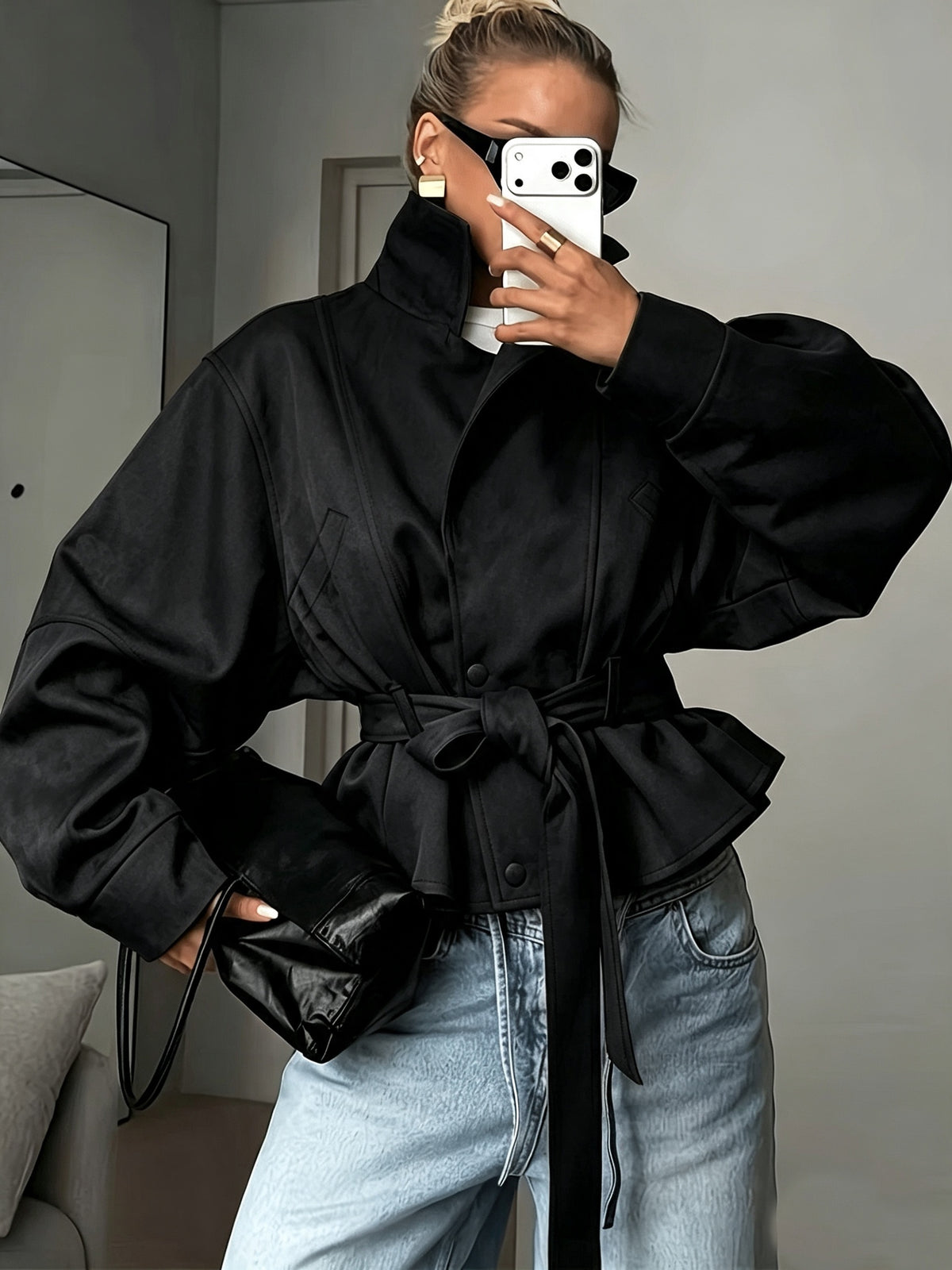 Vivienne | Belted Lapel Coat