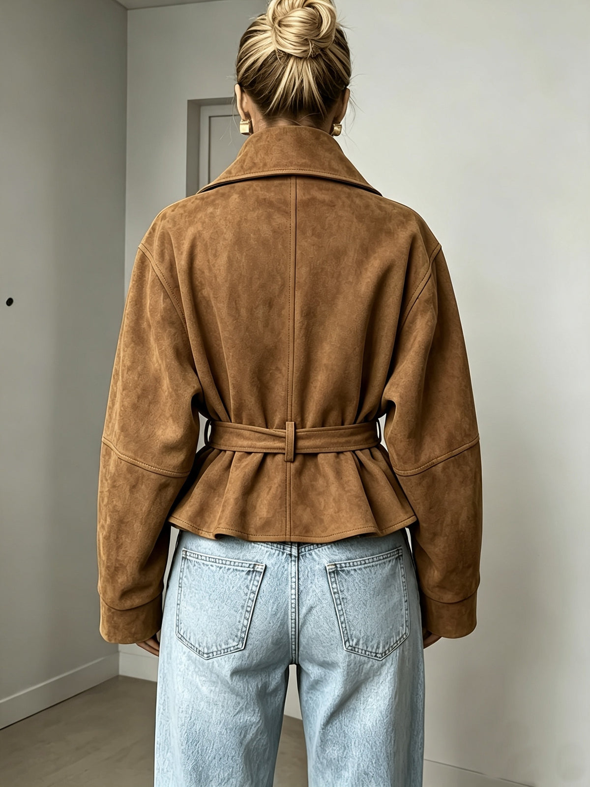 Vivienne | Belted Lapel Coat