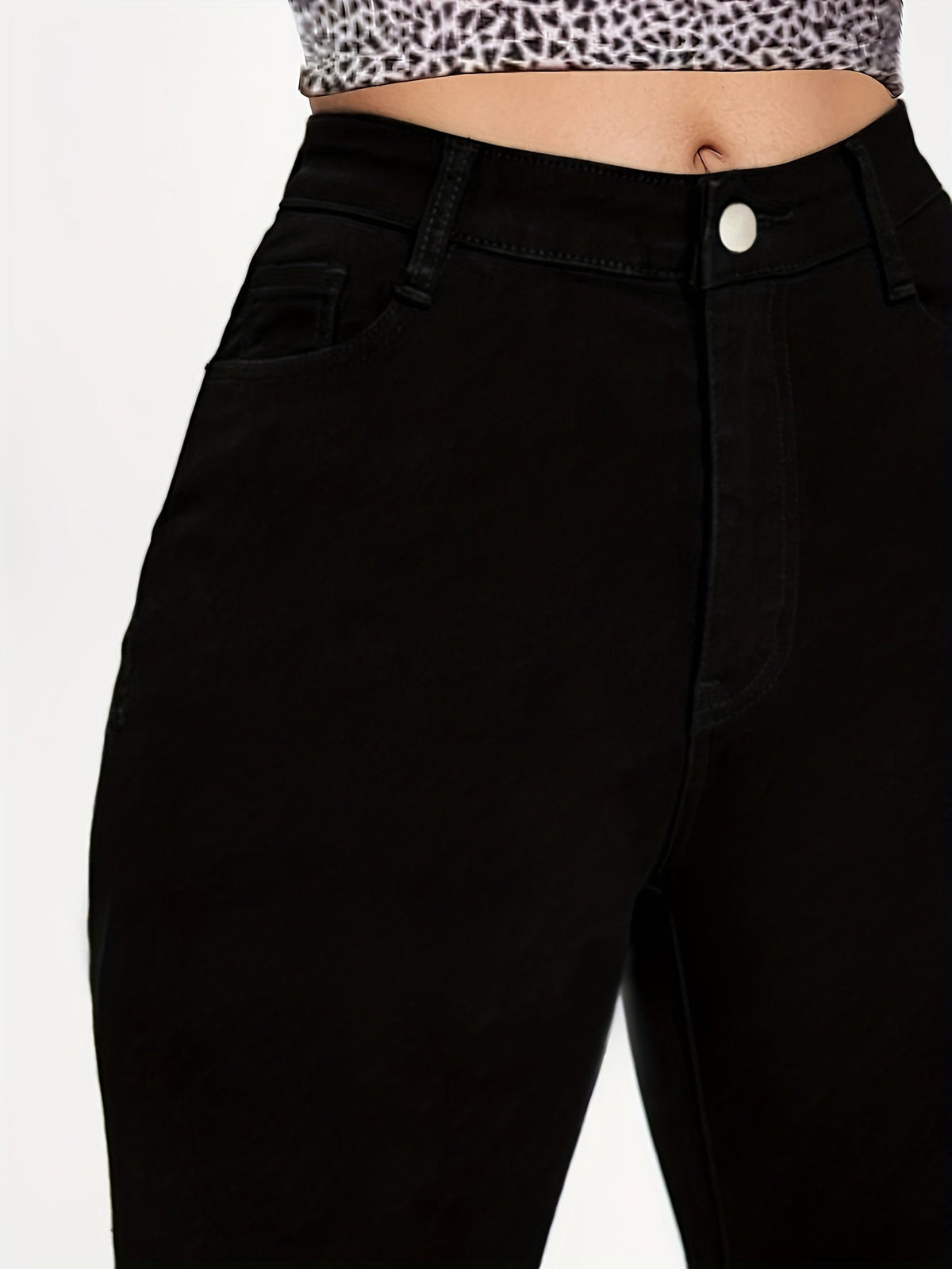 Women's Skinny Jeans, High Waist Ankle Length Slim Fit