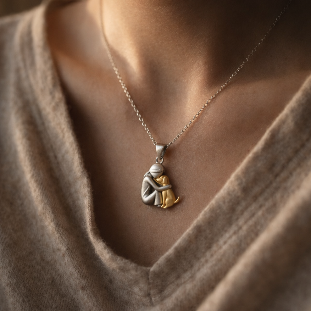 Hug Pendant Necklace
