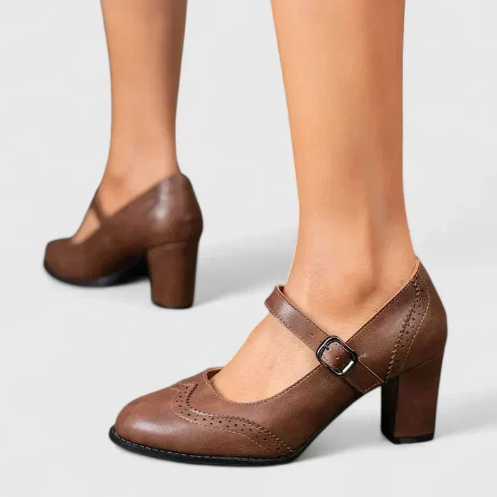 BRIGITTE | BLOCK HEEL MARY JANES