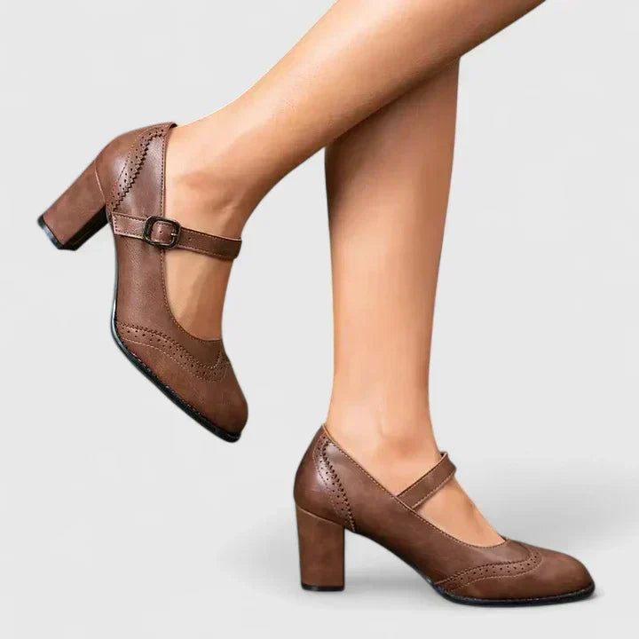 BRIGITTE | BLOCK HEEL MARY JANES