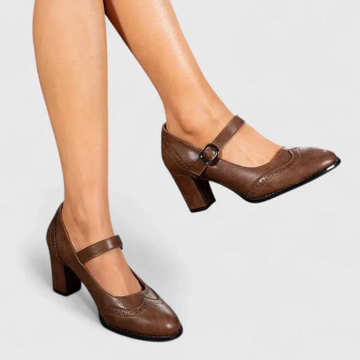 BRIGITTE | BLOCK HEEL MARY JANES