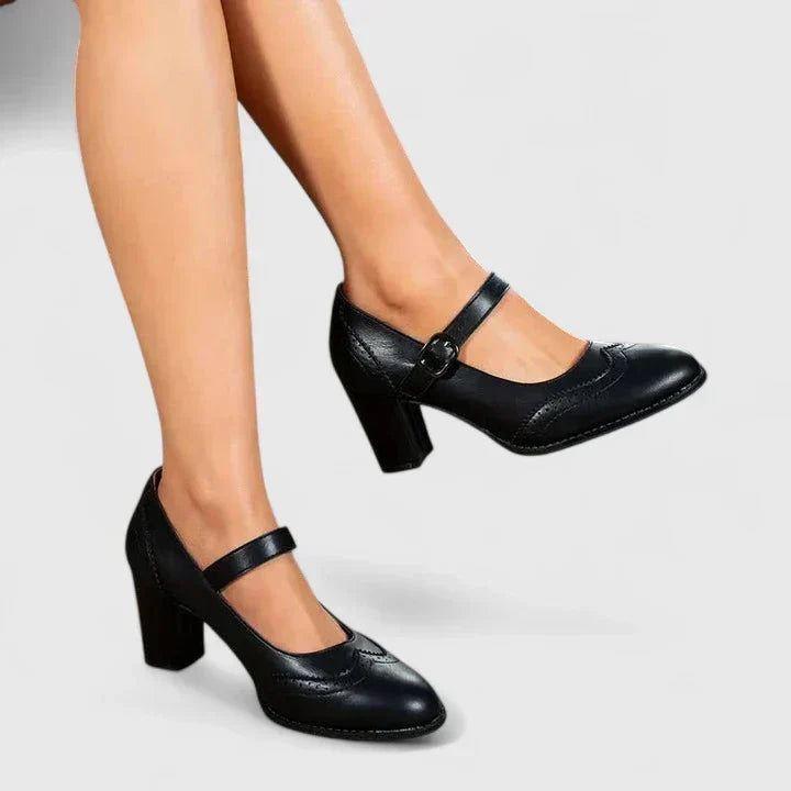 BRIGITTE | BLOCK HEEL MARY JANES