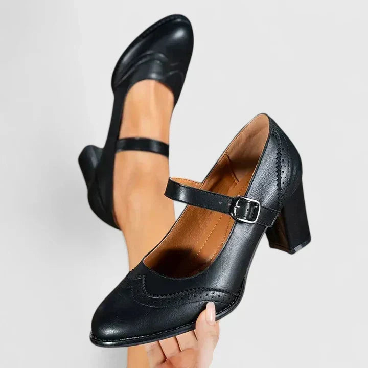 BRIGITTE | BLOCK HEEL MARY JANES