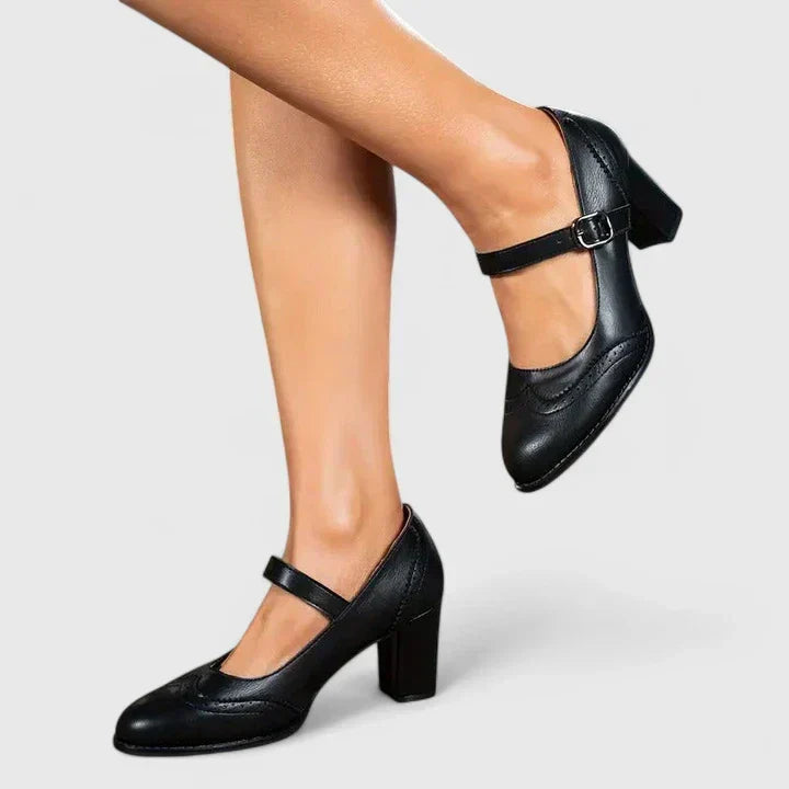 BRIGITTE | BLOCK HEEL MARY JANES