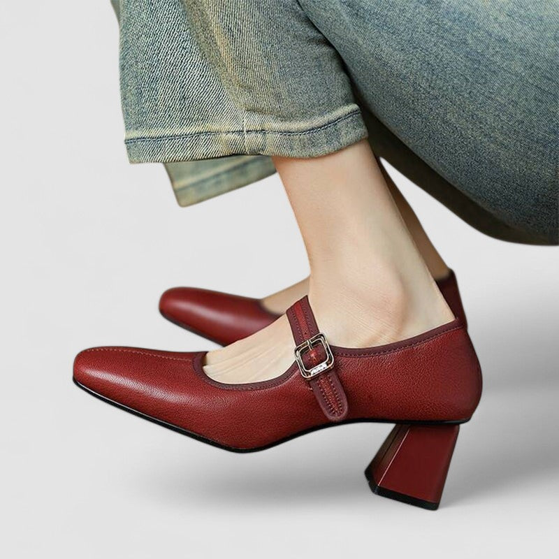 CATHERINE | ELEGANT MARY JANE HEELS
