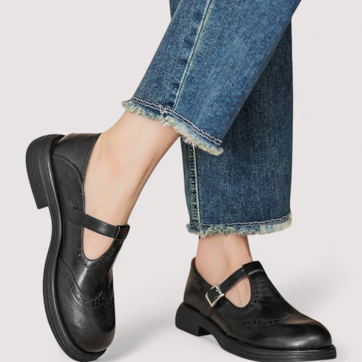 FLORENCE | COMFORT BROGUE MARY JANES