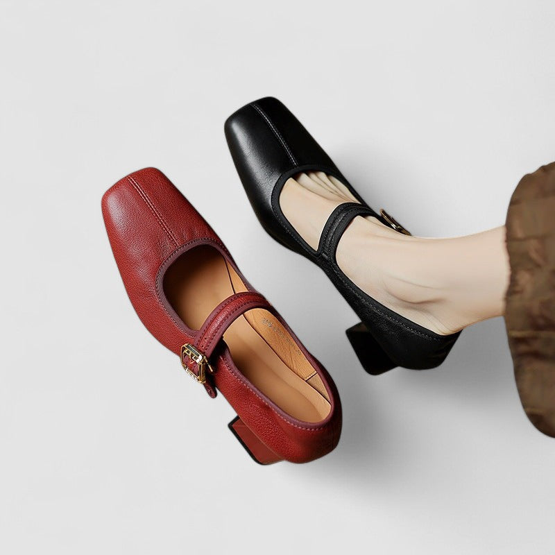 CATHERINE | ELEGANT MARY JANE HEELS
