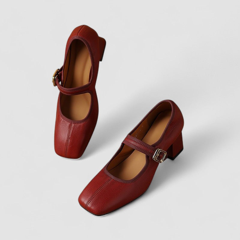 CATHERINE | ELEGANT MARY JANE HEELS