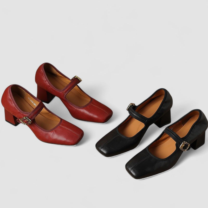 CATHERINE | ELEGANT MARY JANE HEELS