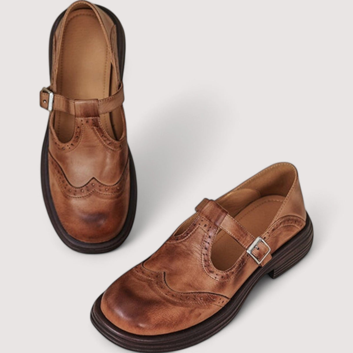 FLORENCE | COMFORT BROGUE MARY JANES