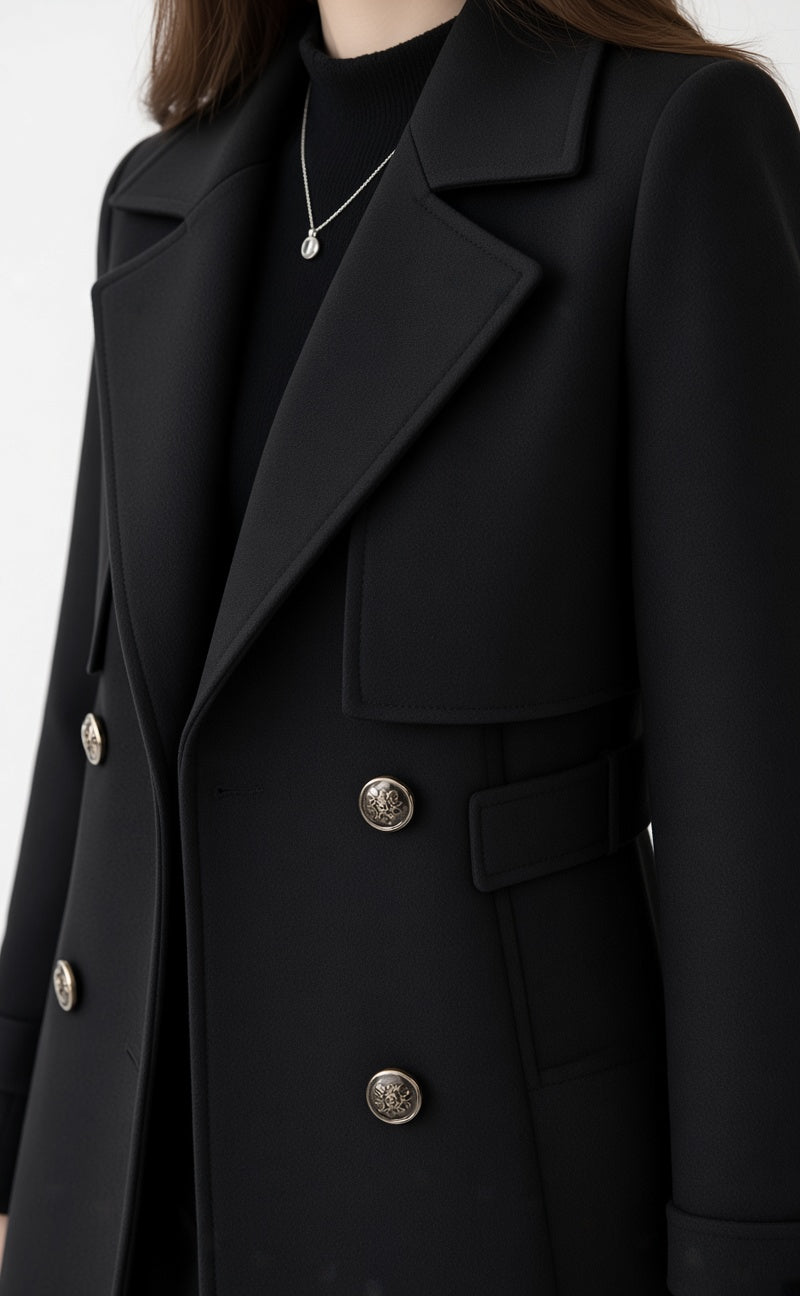 Charlotte™ Elegant Long Trench Coat