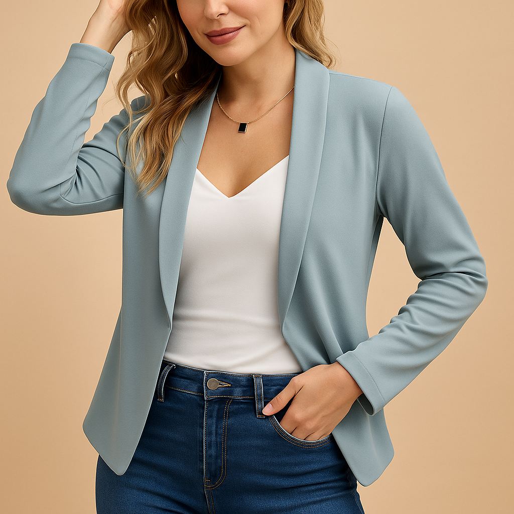 Rive open-front blazer for women