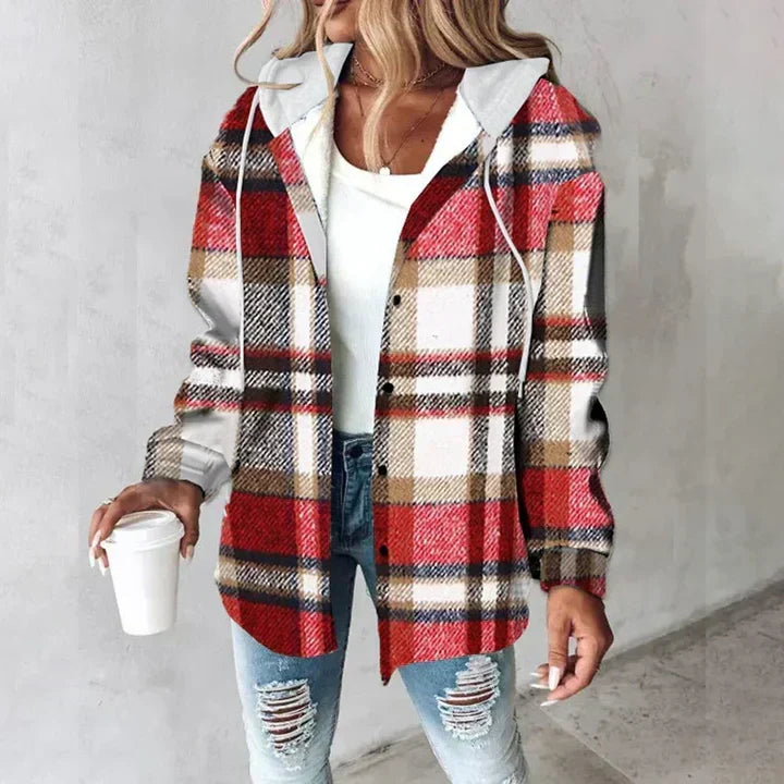 Marceline - Lined Hooded Overshirt