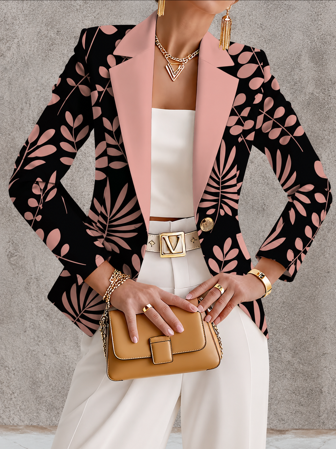 The Rosaria Leaf Blazer